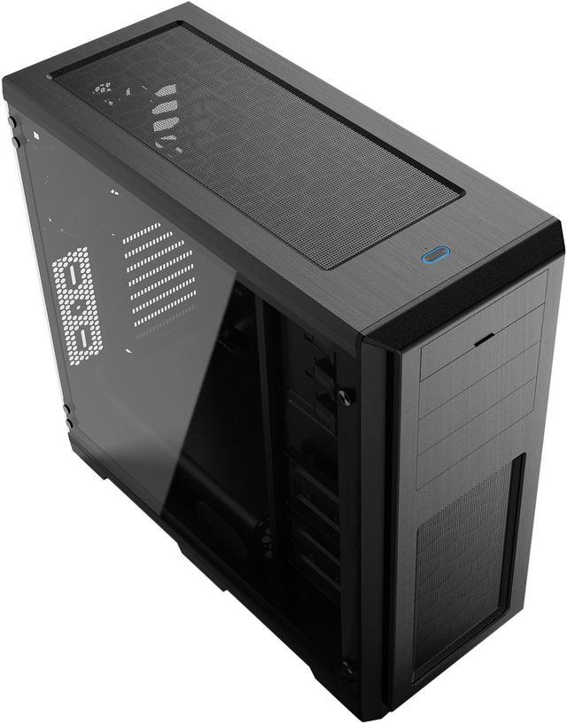 Alt view image 8 of 18 - Phanteks Enthoo Pro TG PH-ES614PTG_BK Integrated RGB Lighting Control Tempered Glass Side Panel ATX Full Tower Computer Case - Black