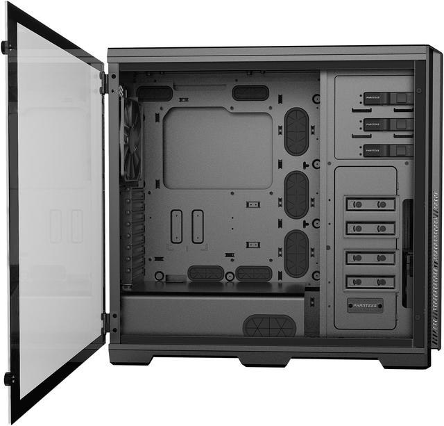 Alt view image 7 of 18 - Phanteks Enthoo Pro TG PH-ES614PTG_BK Integrated RGB Lighting Control Tempered Glass Side Panel ATX Full Tower Computer Case - Black