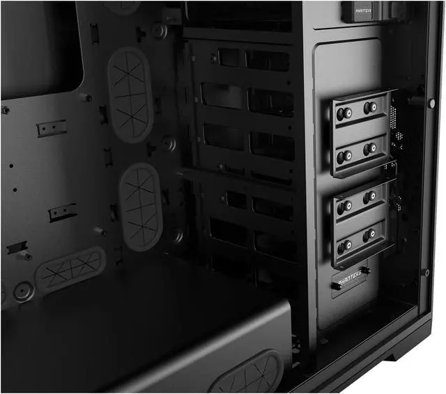 Alt view image 13 of 18 - Phanteks Enthoo Pro TG PH-ES614PTG_BK Integrated RGB Lighting Control Tempered Glass Side Panel ATX Full Tower Computer Case - Black