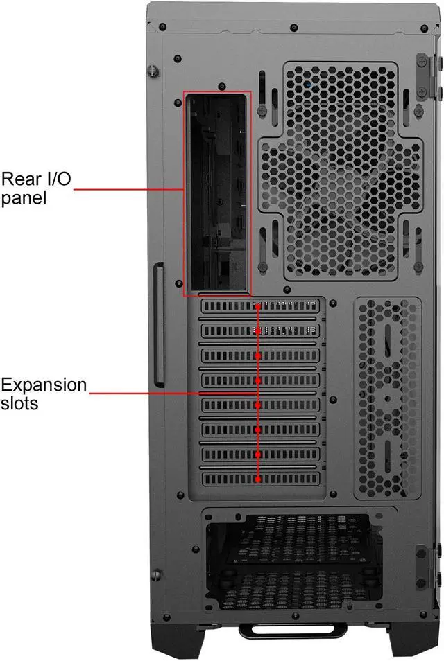 Alt view image 18 of 18 - Phanteks Enthoo Pro TG PH-ES614PTG_BK Integrated RGB Lighting Control Tempered Glass Side Panel ATX Full Tower Computer Case - Black