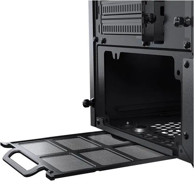 Alt view image 14 of 15 - Phanteks Eclipse P350X PH-EC350PTG_DBK Black Steel / Tempered Glass Compact E-ATX Mid-Tower Computer Case with Integrated Digital RGB LEDs