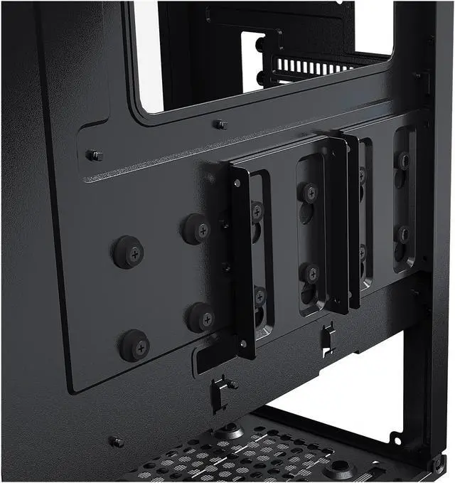 Alt view image 12 of 15 - Phanteks Eclipse P350X PH-EC350PTG_DBK Black Steel / Tempered Glass Compact E-ATX Mid-Tower Computer Case with Integrated Digital RGB LEDs
