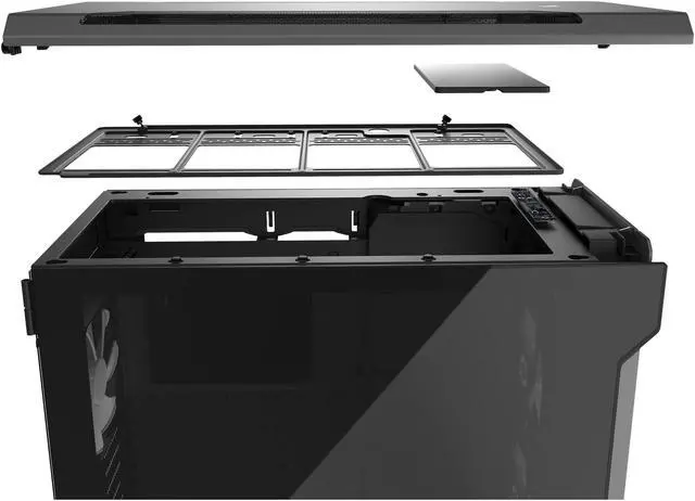 Alt view image 19 of 20 - Phanteks Enthoo Evolv X PH-ES518XTG_DAG01 Anthracite Gray Aluminum ATX Mid Tower Computer Case