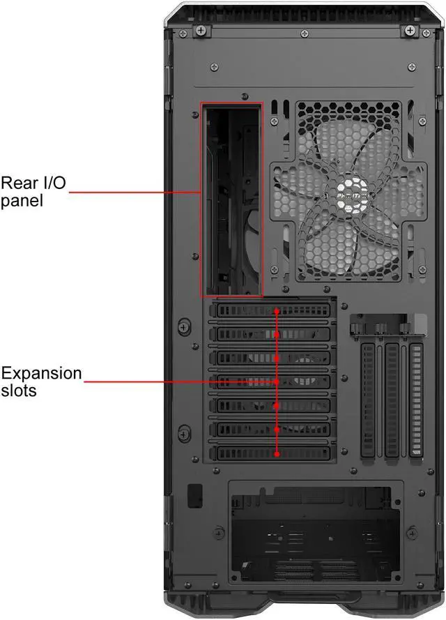 Alt view image 14 of 20 - Phanteks Enthoo Evolv X PH-ES518XTG_DAG01 Anthracite Gray Aluminum ATX Mid Tower Computer Case