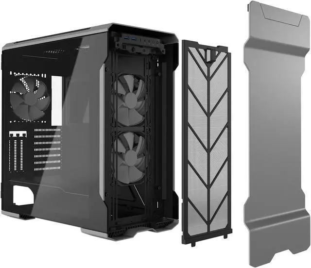 Alt view image 20 of 20 - Phanteks Enthoo Evolv X PH-ES518XTG_DGS01 Galaxy Silver ATX Mid Tower Computer Case