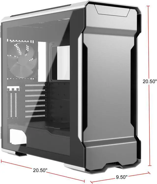 Alt view image 4 of 20 - Phanteks Enthoo Evolv X PH-ES518XTG_DGS01 Galaxy Silver ATX Mid Tower Computer Case