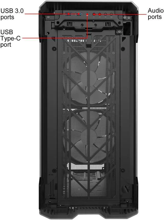 Alt view image 7 of 20 - Phanteks Enthoo Evolv X PH-ES518XTG_DGS01 Galaxy Silver ATX Mid Tower Computer Case
