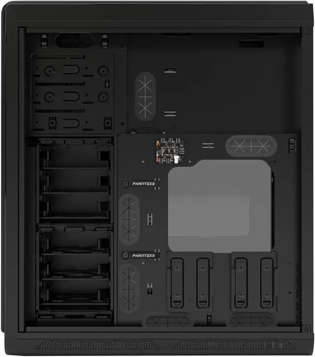 Alt view image 11 of 19 - Phanteks Enthoo Mini XL Dual System PH-ES414DS_BK02 Black Aluminum Faceplates, Steel Chassis Super Micro Tower Computer Case