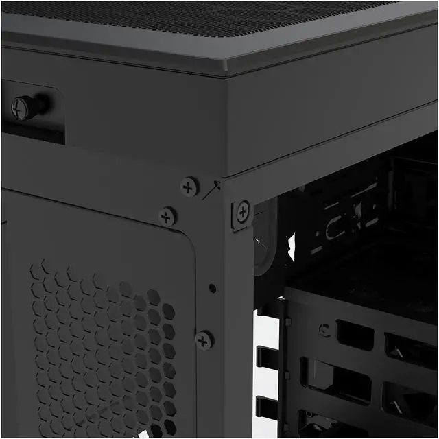 Alt view image 15 of 19 - Phanteks Enthoo Mini XL Dual System PH-ES414DS_BK02 Black Aluminum Faceplates, Steel Chassis Super Micro Tower Computer Case