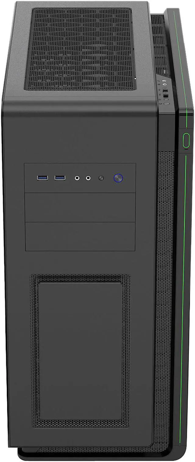 Alt view image 3 of 19 - Phanteks Enthoo Mini XL Dual System PH-ES414DS_BK02 Black Aluminum Faceplates, Steel Chassis Super Micro Tower Computer Case