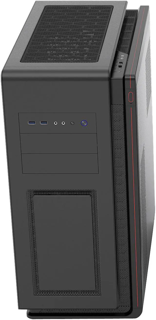Alt view image 4 of 19 - Phanteks Enthoo Mini XL Dual System PH-ES414DS_BK02 Black Aluminum Faceplates, Steel Chassis Super Micro Tower Computer Case