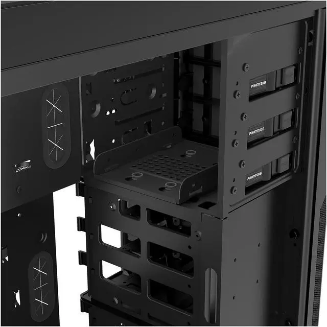 Alt view image 7 of 19 - Phanteks Enthoo Mini XL Dual System PH-ES414DS_BK02 Black Aluminum Faceplates, Steel Chassis Super Micro Tower Computer Case