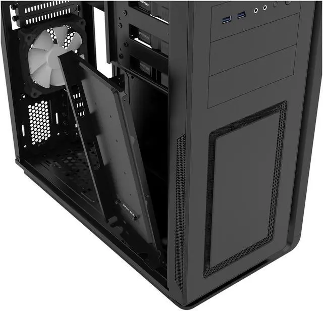 Alt view image 9 of 19 - Phanteks Enthoo Mini XL Dual System PH-ES414DS_BK02 Black Aluminum Faceplates, Steel Chassis Super Micro Tower Computer Case