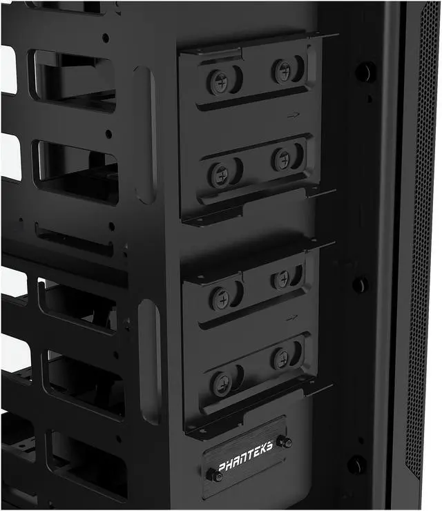 Alt view image 8 of 19 - Phanteks Enthoo Mini XL Dual System PH-ES414DS_BK02 Black Aluminum Faceplates, Steel Chassis Super Micro Tower Computer Case