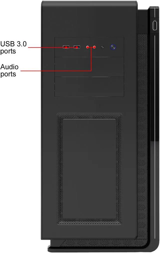 Alt view image 18 of 19 - Phanteks Enthoo Mini XL Dual System PH-ES414DS_BK02 Black Aluminum Faceplates, Steel Chassis Super Micro Tower Computer Case