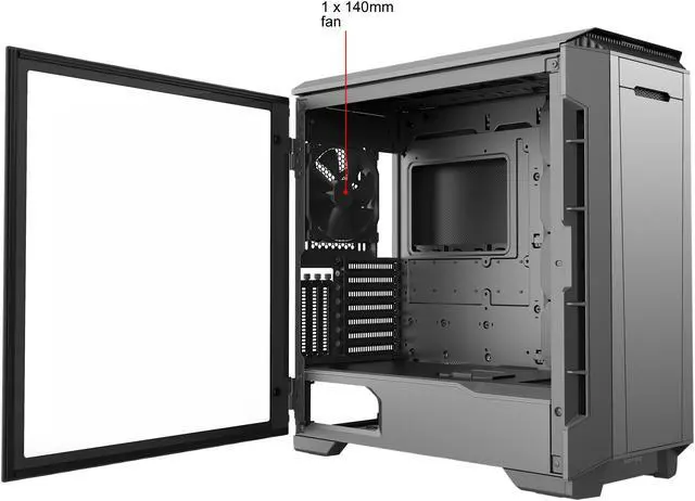 Alt view image 16 of 20 - Phanteks Eclipse P600S PH-EC600PSTG_BK01 Black Steel / Tempered Glass ATX Mid Tower Computer Case