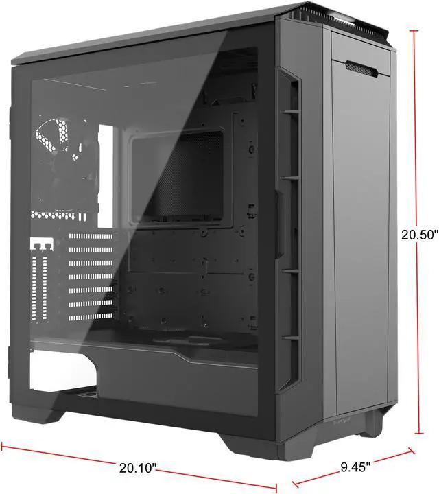 Alt view image 17 of 20 - Phanteks Eclipse P600S PH-EC600PSTG_BK01 Black Steel / Tempered Glass ATX Mid Tower Computer Case