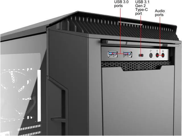 Alt view image 19 of 20 - Phanteks Eclipse P600S PH-EC600PSTG_BK01 Black Steel / Tempered Glass ATX Mid Tower Computer Case
