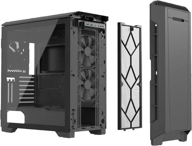 Alt view image 6 of 20 - Phanteks Eclipse P600S PH-EC600PSTG_BK01 Black Steel / Tempered Glass ATX Mid Tower Computer Case