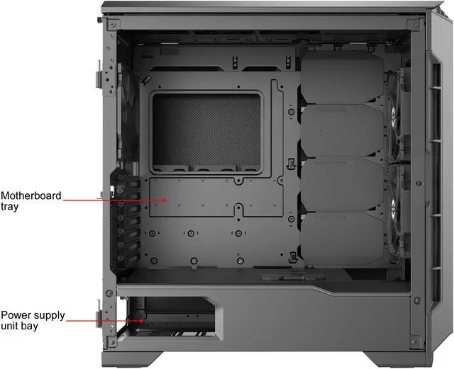 Alt view image 20 of 20 - Phanteks Eclipse P600S PH-EC600PSTG_BK01 Black Steel / Tempered Glass ATX Mid Tower Computer Case