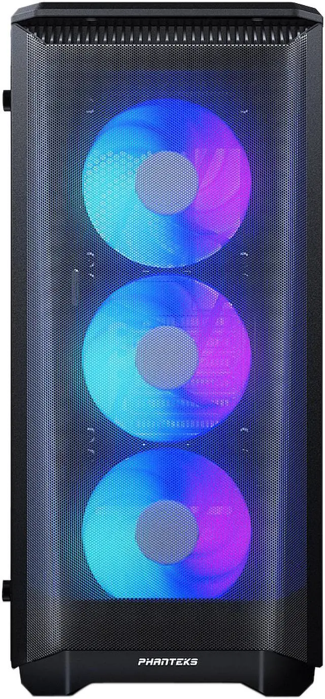 Alt view image 2 of 11 - Phanteks Eclipse P400A PH-EC400ATG_DBK01 Black Steel / Tempered Glass ATX Mid Tower Computer Case