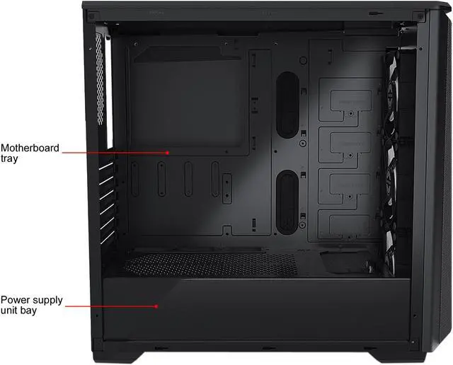 Alt view image 11 of 11 - Phanteks Eclipse P400A PH-EC400ATG_DBK01 Black Steel / Tempered Glass ATX Mid Tower Computer Case