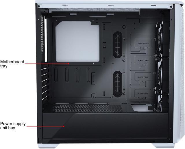 Alt view image 12 of 12 - Phanteks Eclipse P400A PH-EC400ATG_DWT01 White Steel / Tempered Glass ATX Mid Tower Computer Case