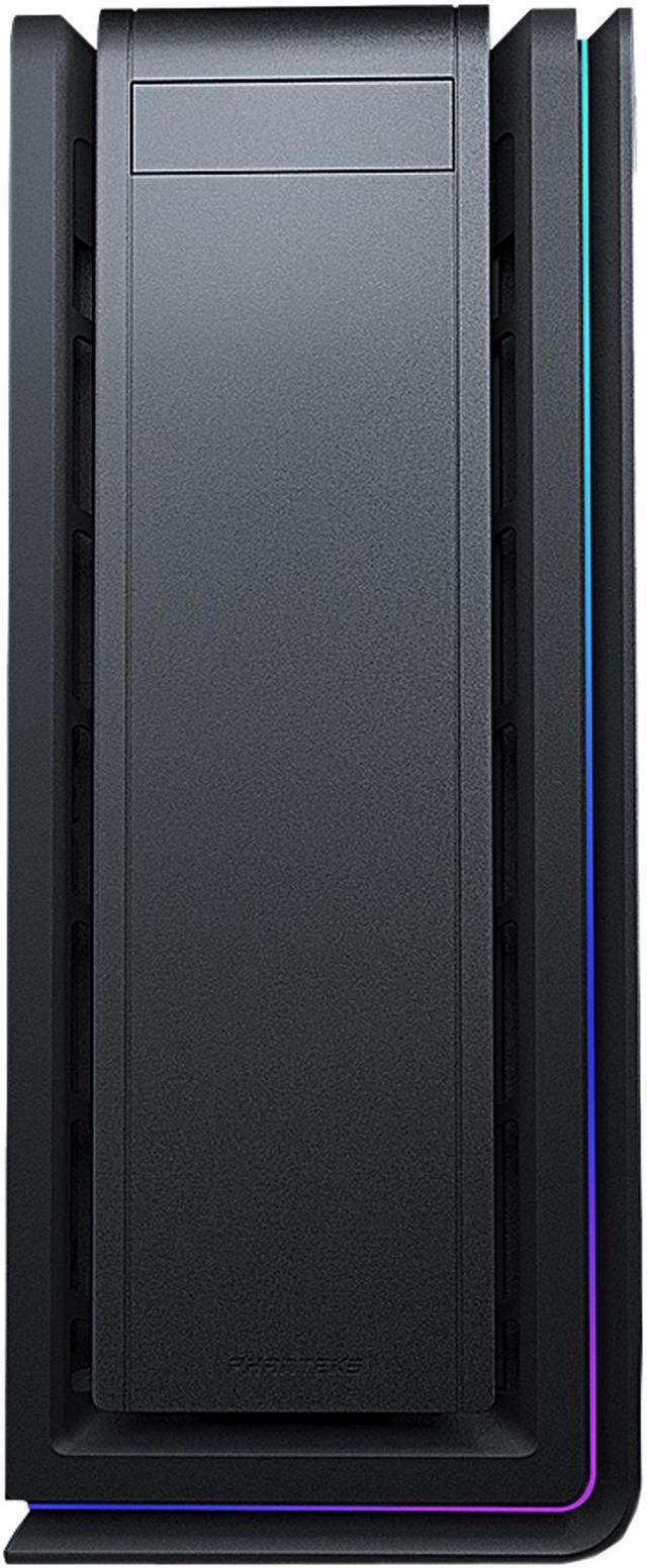Alt view image 3 of 20 - Phanteks Enthoo 719 High Performance Full Tower - Tempered Glass, Aluminum Panel, Dual System/PSU Support, Massive Storage, Fan Hub, Digital RGB Lighting - Satin Black