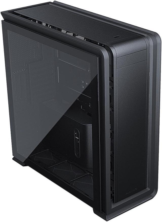 Alt view image 6 of 20 - Phanteks Enthoo 719 High Performance Full Tower - Tempered Glass, Aluminum Panel, Dual System/PSU Support, Massive Storage, Fan Hub, Digital RGB Lighting - Satin Black