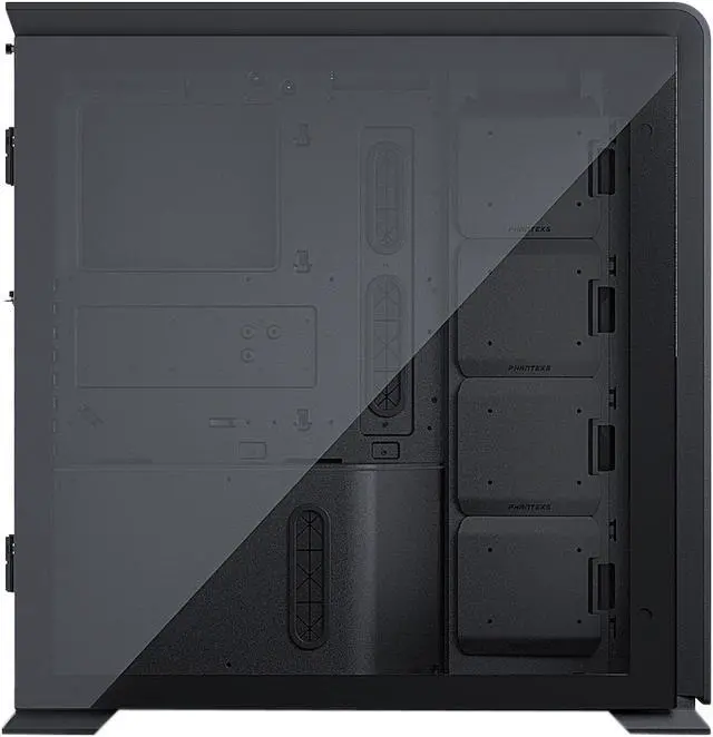 Alt view image 7 of 20 - Phanteks Enthoo 719 High Performance Full Tower - Tempered Glass, Aluminum Panel, Dual System/PSU Support, Massive Storage, Fan Hub, Digital RGB Lighting - Satin Black