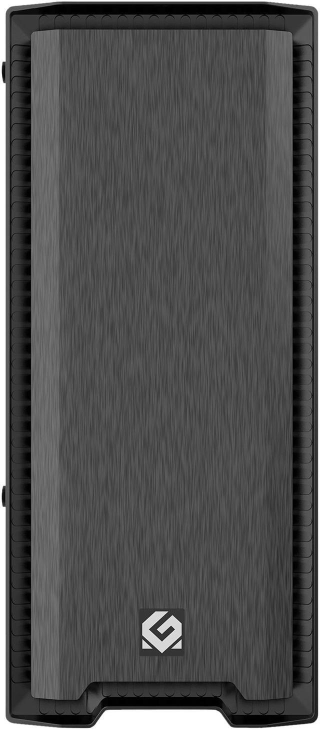 Alt view image 3 of 13 - Metallic Gear Neo Silent Mid Tower ATX Chassis, Silent Front Panel, Tempered Glass Side Panel, Skiron Fan, Black