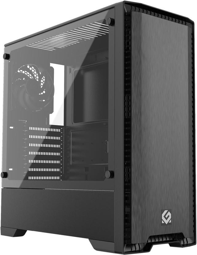 Main image of Metallic Gear Neo Silent Mid Tower ATX Chassis, Silent Front Panel, Tempered Glass Side Panel, Skiron Fan, Black
