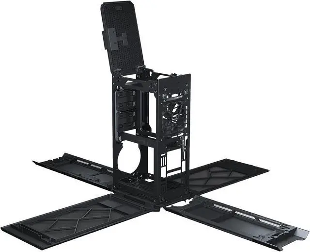 Alt view image 15 of 15 - Phanteks Enthoo Evolv Shift Air mini-ITX Case, Mesh Fabric Side Panels, Aluminum Panels, RGB Controller, Black