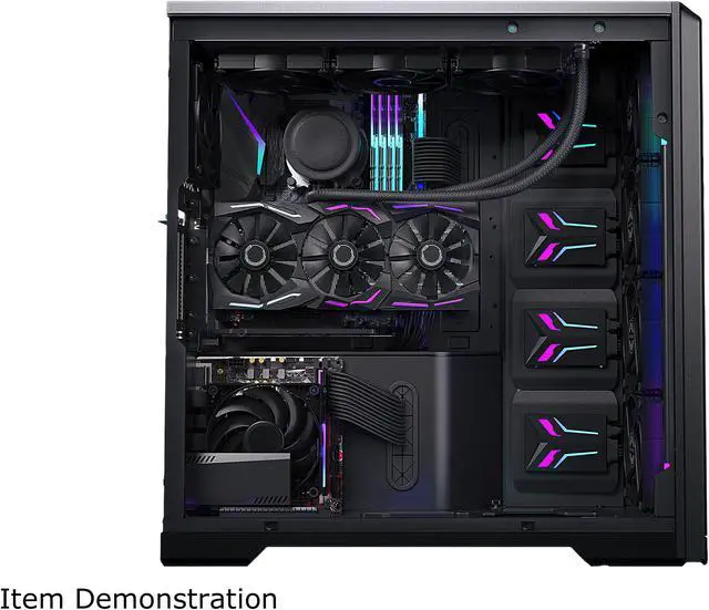 Alt view image 8 of 10 - Phanteks Enthoo Pro 2 Full Tower - High-performance Fabric Mesh, Closed Window, Dual System/PSU Support, Massive Storage, Black