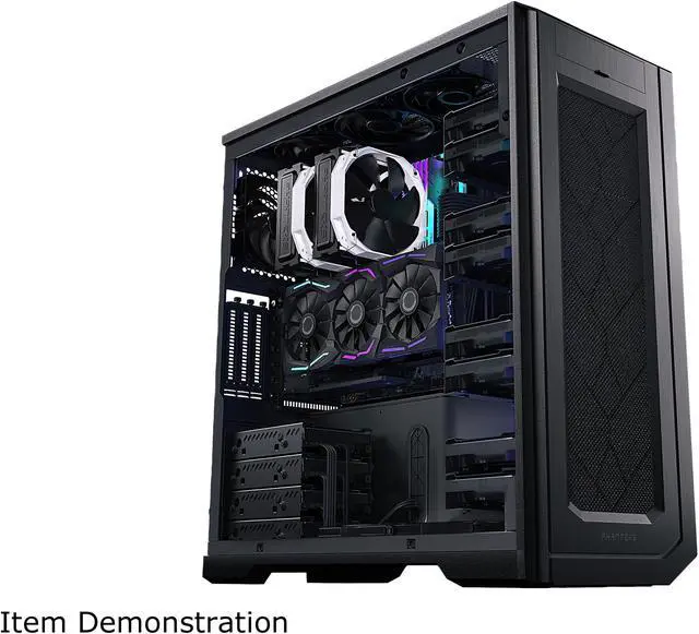 Alt view image 4 of 10 - Phanteks Enthoo Pro 2 Full Tower - High-performance Fabric Mesh, Closed Window, Dual System/PSU Support, Massive Storage, Black