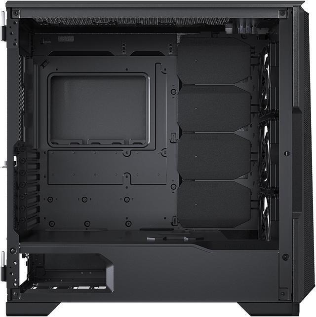 Alt view image 5 of 12 - Phanteks Eclipse P500A High Airflow Full-metal Mesh Design, ATX Mid-tower, Digital-RGB Lighting, 140mm D-RGB Case Fans, Tempered Glass, Dual System Capable, Black