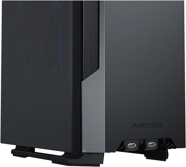 Alt view image 9 of 10 - Phanteks Evolv Shift 2 Air Mini-ITX Case, Fabric Side Panels, Aluminum Panels, D-RGB, Anthracite Grey