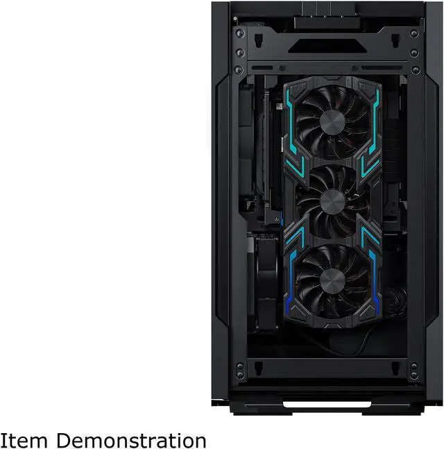 Alt view image 4 of 9 - Phanteks Evolv Shift 2 Air Mini-ITX Case, Fabric Side Panels, Aluminum Panels, D-RGB, Black