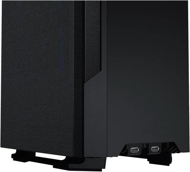 Alt view image 8 of 9 - Phanteks Evolv Shift 2 Air Mini-ITX Case, Fabric Side Panels, Aluminum Panels, D-RGB, Black