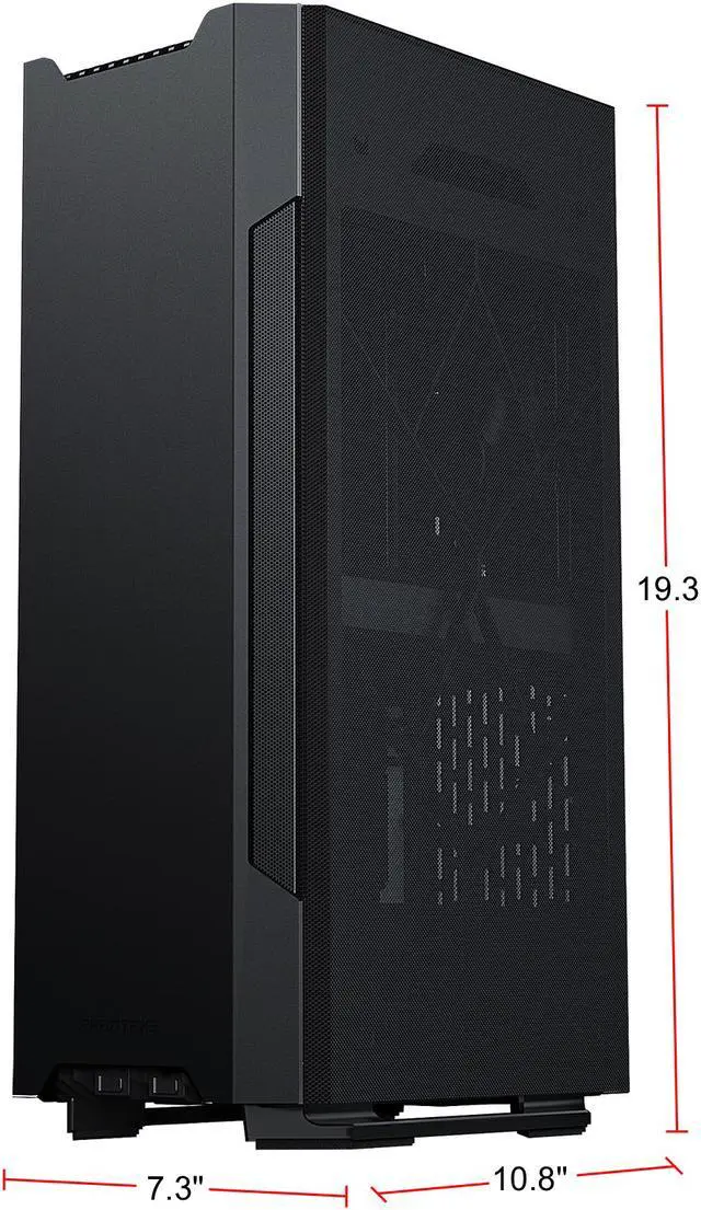 Alt view image 2 of 9 - Phanteks Evolv Shift 2 Air Mini-ITX Case, Fabric Side Panels, Aluminum Panels, D-RGB, Black