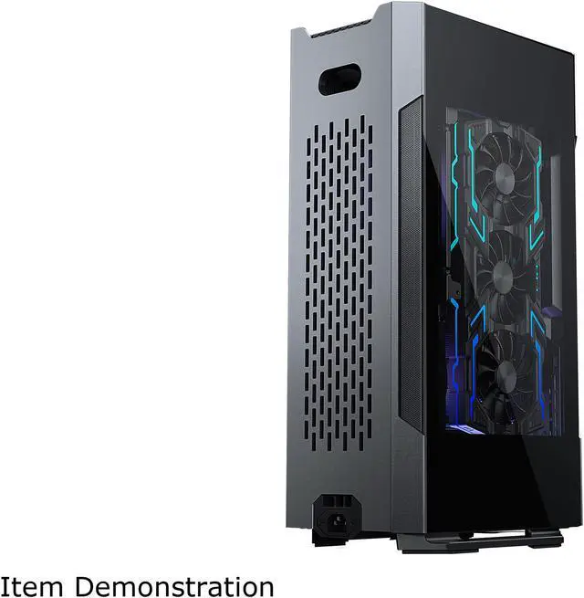 Alt view image 7 of 10 - Phanteks Evolv Shift 2 Mini-ITX case, Tempered Glass Side Panels, Aluminum Panels, D-RGB, Anthracite Grey