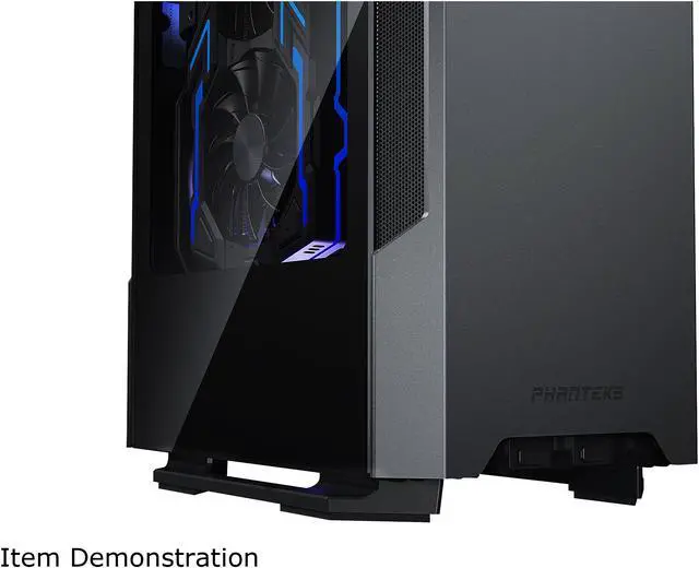 Alt view image 9 of 10 - Phanteks Evolv Shift 2 Mini-ITX case, Tempered Glass Side Panels, Aluminum Panels, D-RGB, Anthracite Grey