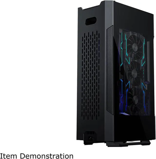 Alt view image 7 of 10 - Phanteks Evolv Shift 2 Mini-ITX case, Tempered Glass Side Panels, Aluminum Panels, D-RGB, Black