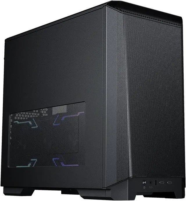 Alt view image 2 of 11 - Phanteks Eclipse P200A Performance, high airflow Ultra-fine mesh design, mini-ITX tower, 120mm black case fans