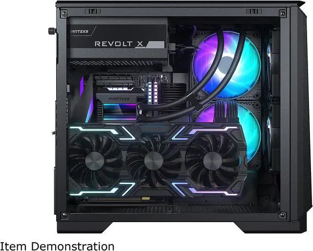 Alt view image 8 of 11 - Phanteks Eclipse P200A Performance, high airflow Ultra-fine mesh design, mini-ITX tower, 120mm black case fans