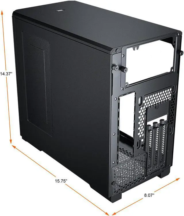 Alt view image 12 of 12 - Phanteks Eclipse P200A D-RGB, high airflow Ultra-fine mesh design, mini-ITX tower, Digital-RGB Lighting, 120mm D-RGB case fans, Tempered Glass, Black