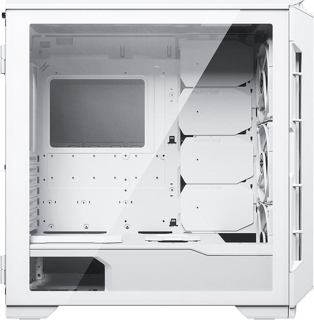 Alt view image 5 of 10 - Phanteks Eclipse P600S Hybrid Silent and Performance ATX chassis - Tempered Glass, Fabric Filter, Dual System Support, Massive Storage, PWM Hub, Sound Dampening Panels, Matte White