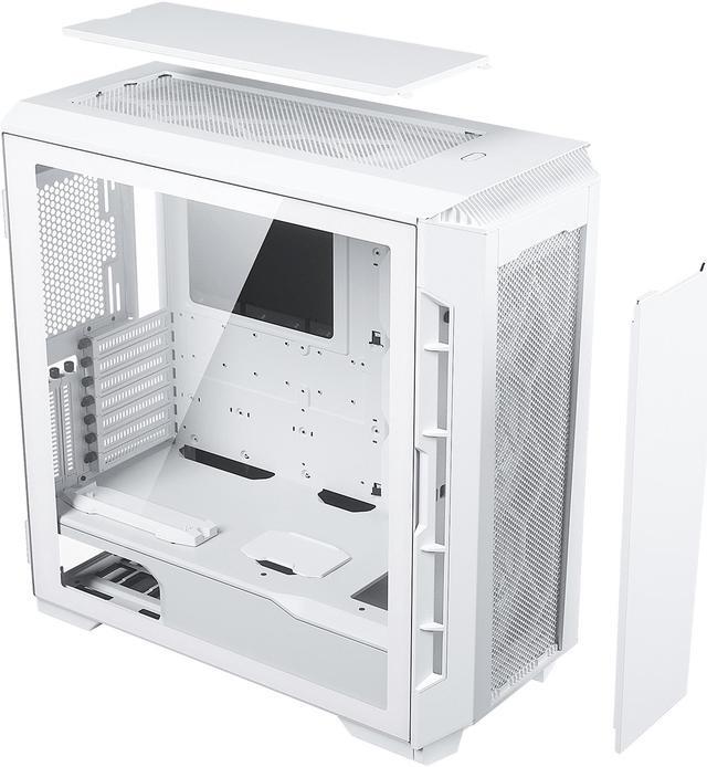 Alt view image 9 of 10 - Phanteks Eclipse P600S Hybrid Silent and Performance ATX chassis - Tempered Glass, Fabric Filter, Dual System Support, Massive Storage, PWM Hub, Sound Dampening Panels, Matte White