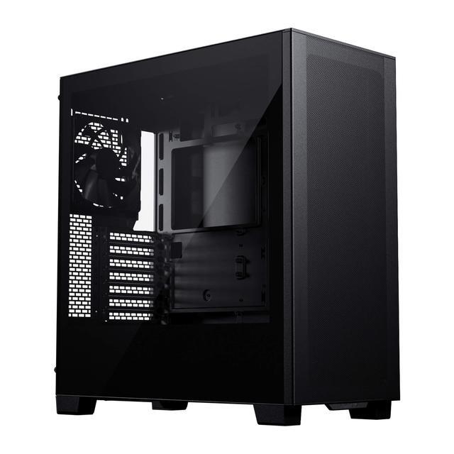 Phanteks XT Pro, Mid-Tower Gaming Chassis, High Airflow Performance Mesh, Tempered Glass Window, 1x M25-120 Black fan included,  Black