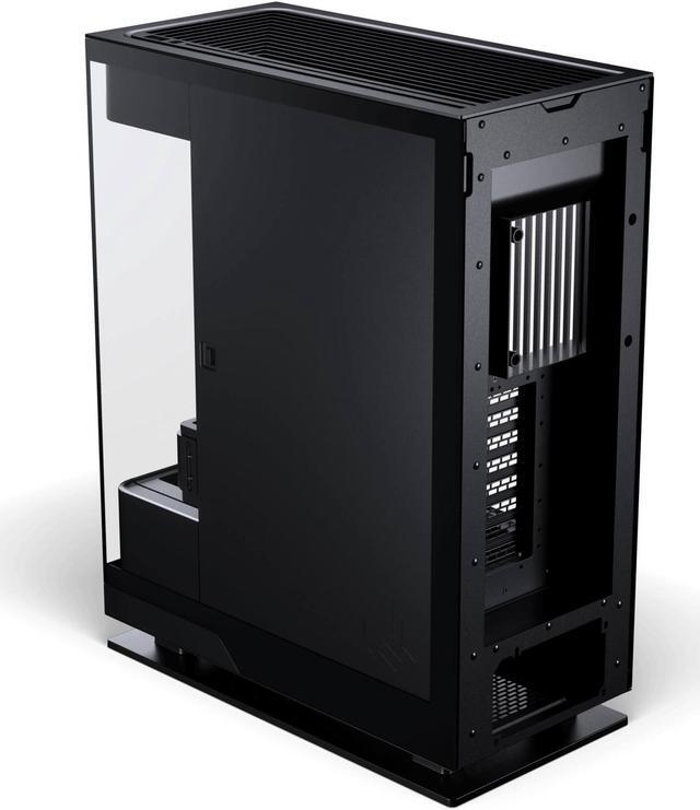 Alt view image 6 of 11 - Phanteks Evolv X2, Mid-Tower Gaming Chassis, Vertical Cooling System, See-through Tempered Glass Chassis, Brushed Aluminum interior panel with Integrated D-RGB Lighting, Brushed Black